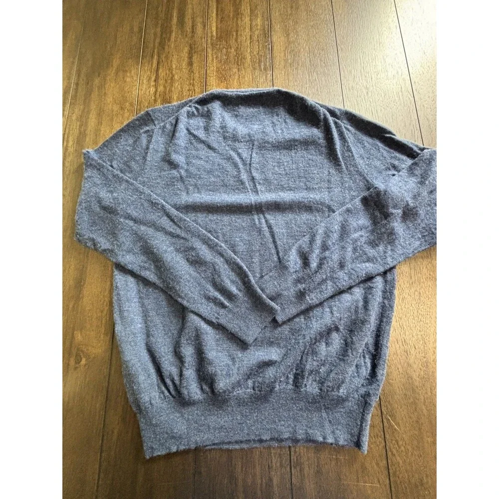 Polo Ralph Lauren Navy Blue Lightweight Washable Merino Wool Sweater Men’s M